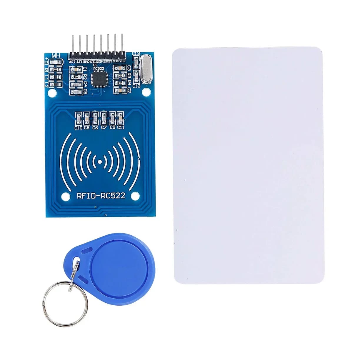 Kit RFID RC522 13,56 MHz con tarjeta y llavero
